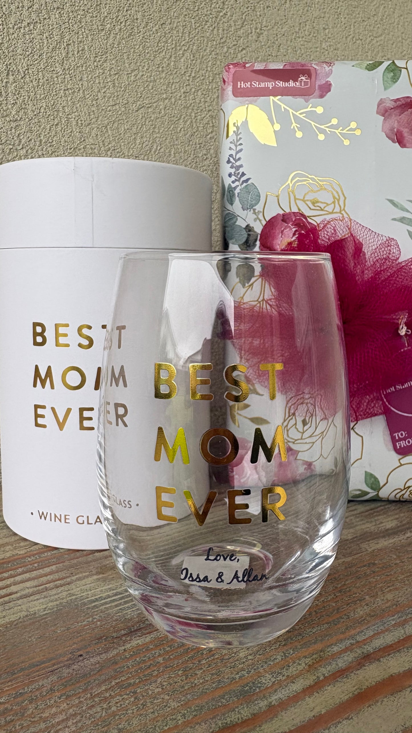 Iconic Mom Glass