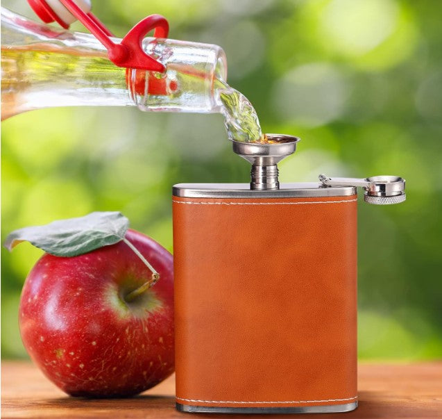 Maximize portability with our 8oz stainless steel flask. Made with durable materials, it's perfect for outdoor adventures or a night out. Its sleek design keeps your beverage at the perfect temperature. Say goodbye to bulky bottles and hello to convenience and style.