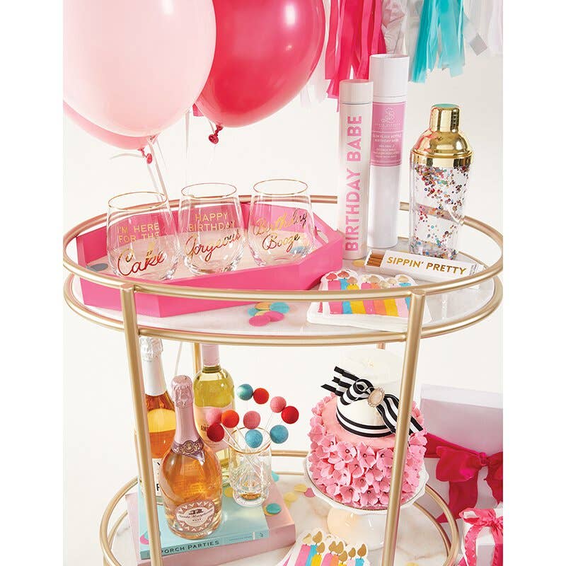 sleek and portable birthday flask