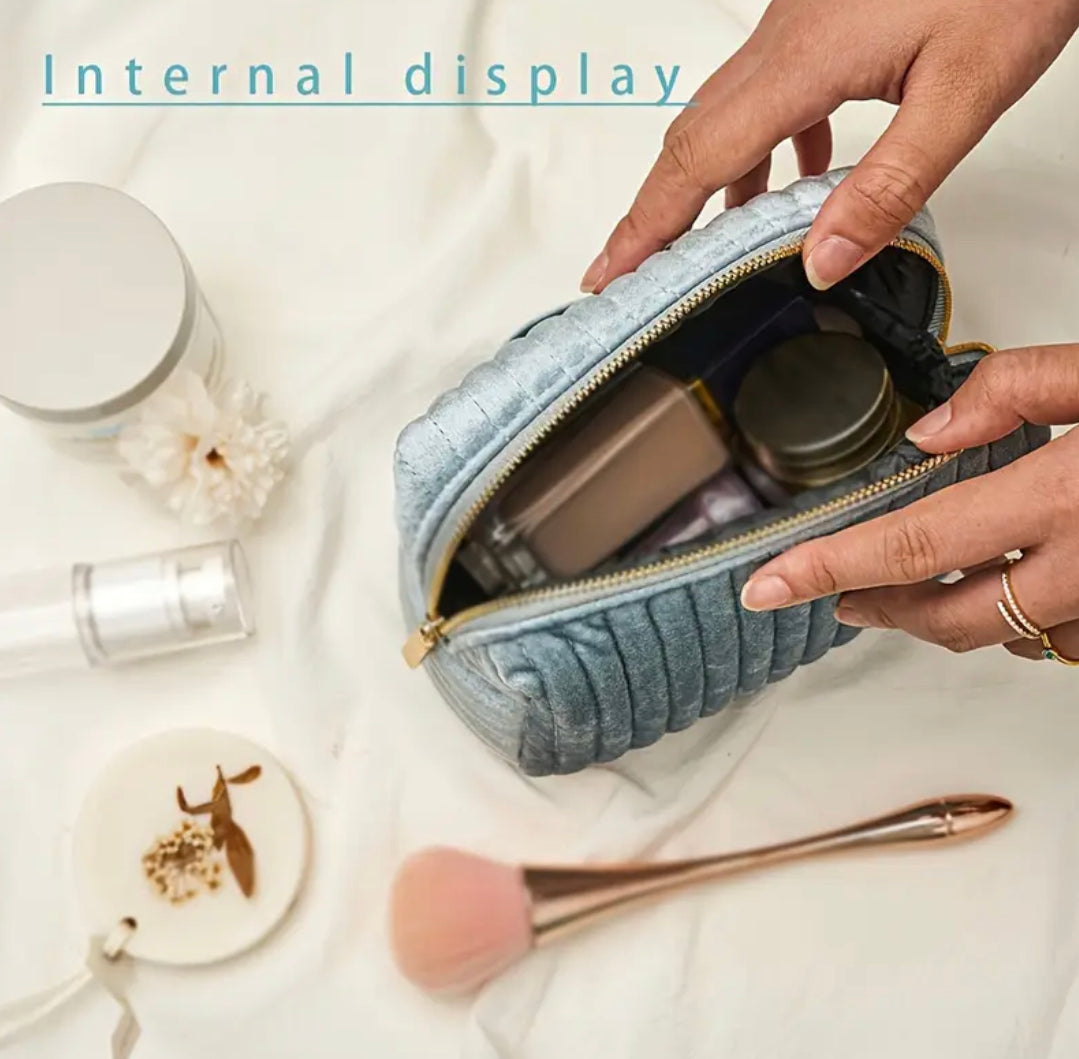 Small Velvet Cosmetic Bag