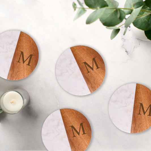 Set Of 4 Personalized Coasters