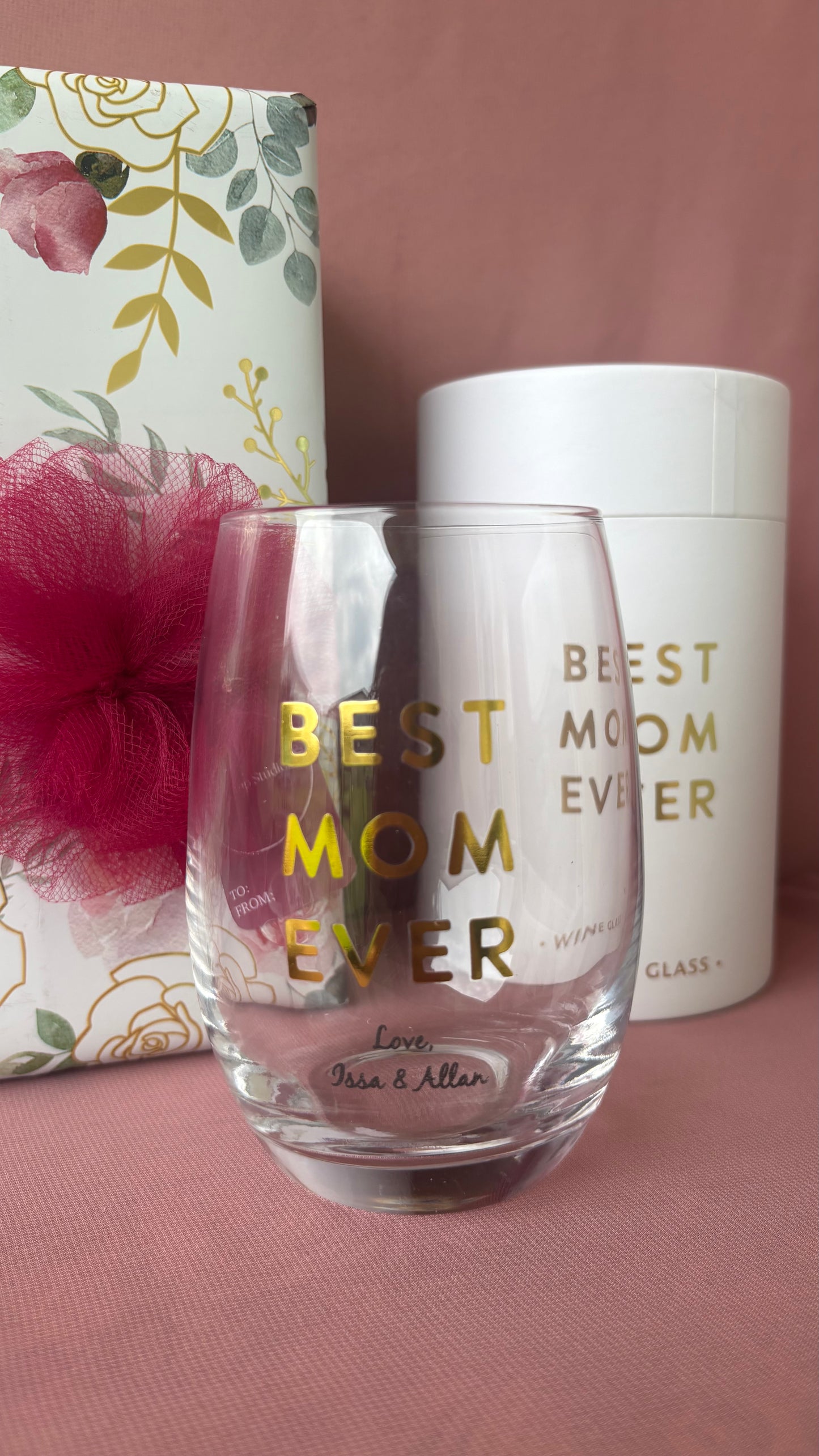 Iconic Mom Glass