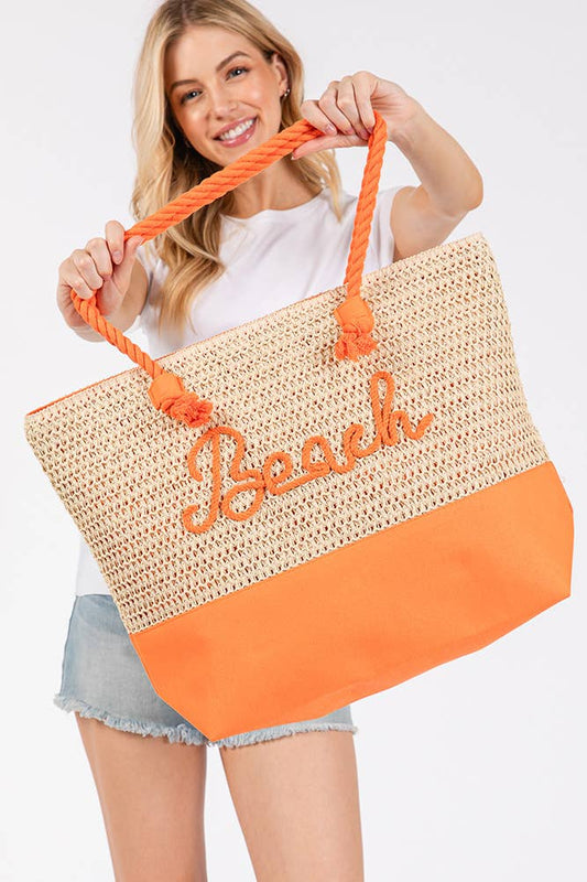 Beach Large Tote Bag