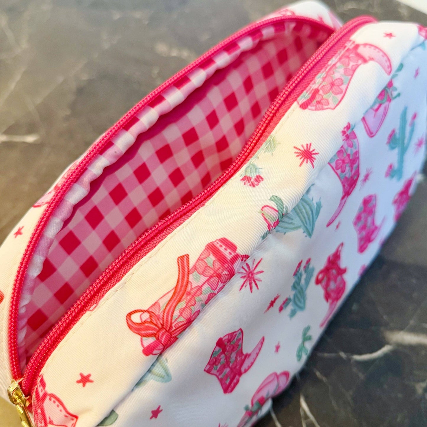 Western Whimsy Everyday Cosmetic Case