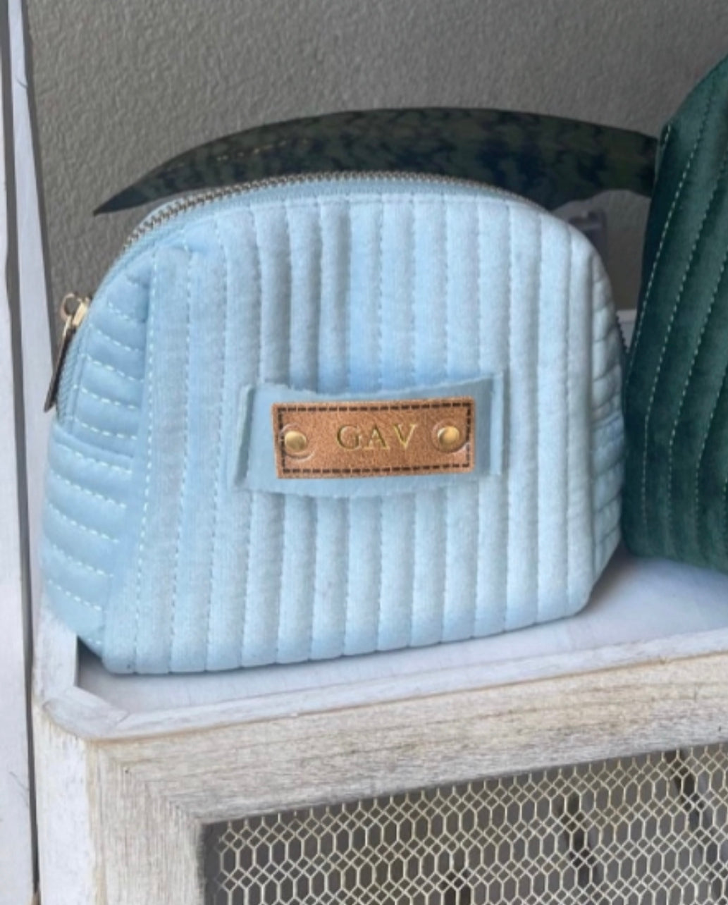 Small Velvet Cosmetic Bag