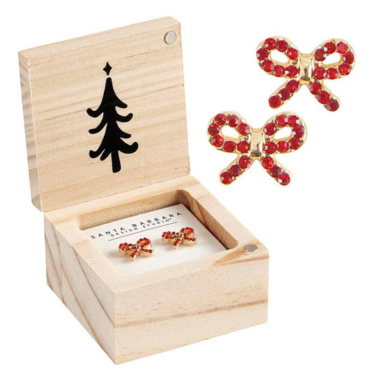 Treasure Box Earrings - Winter Wonderland