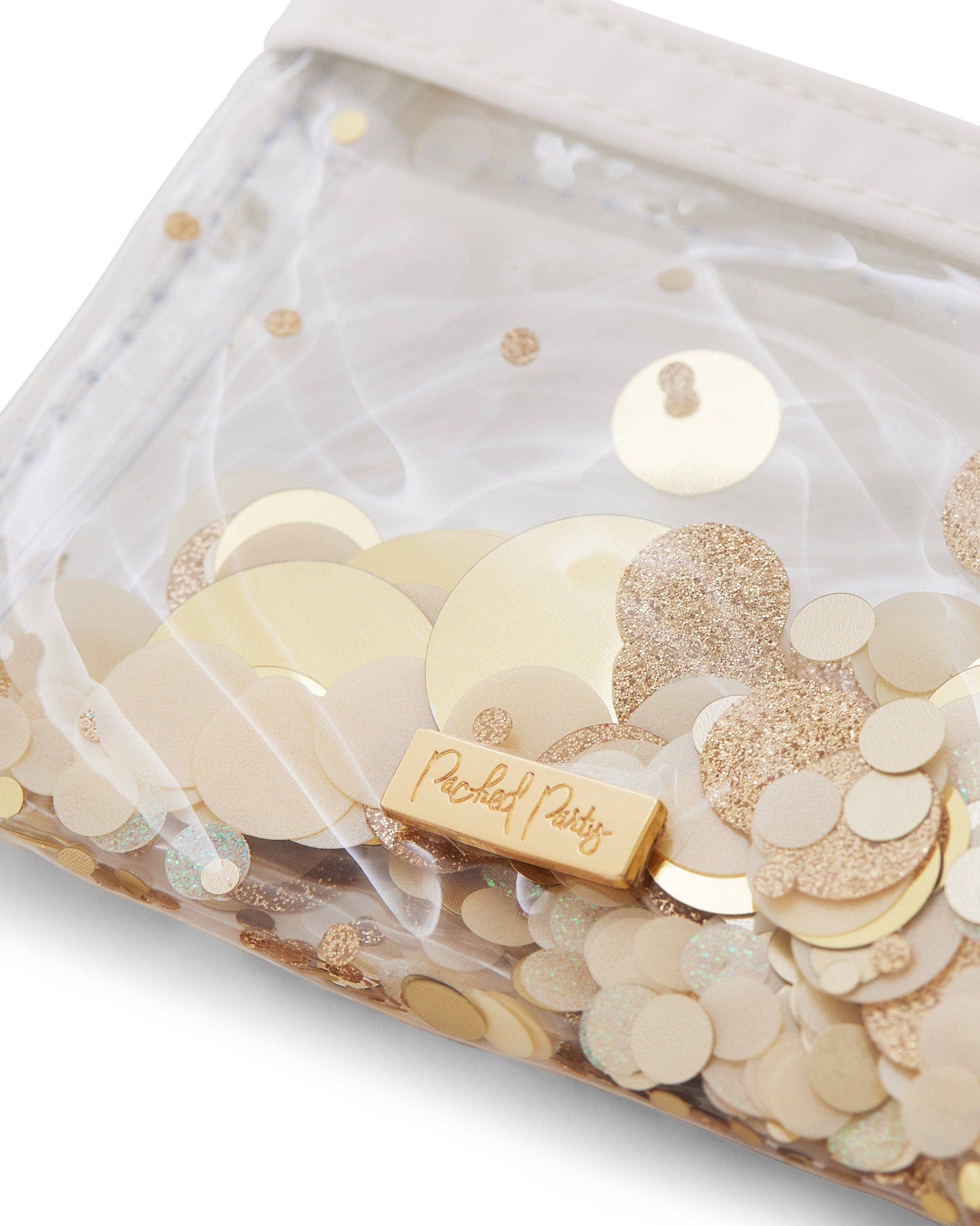 Good As Gold Confetti Mini Wallet Keychain