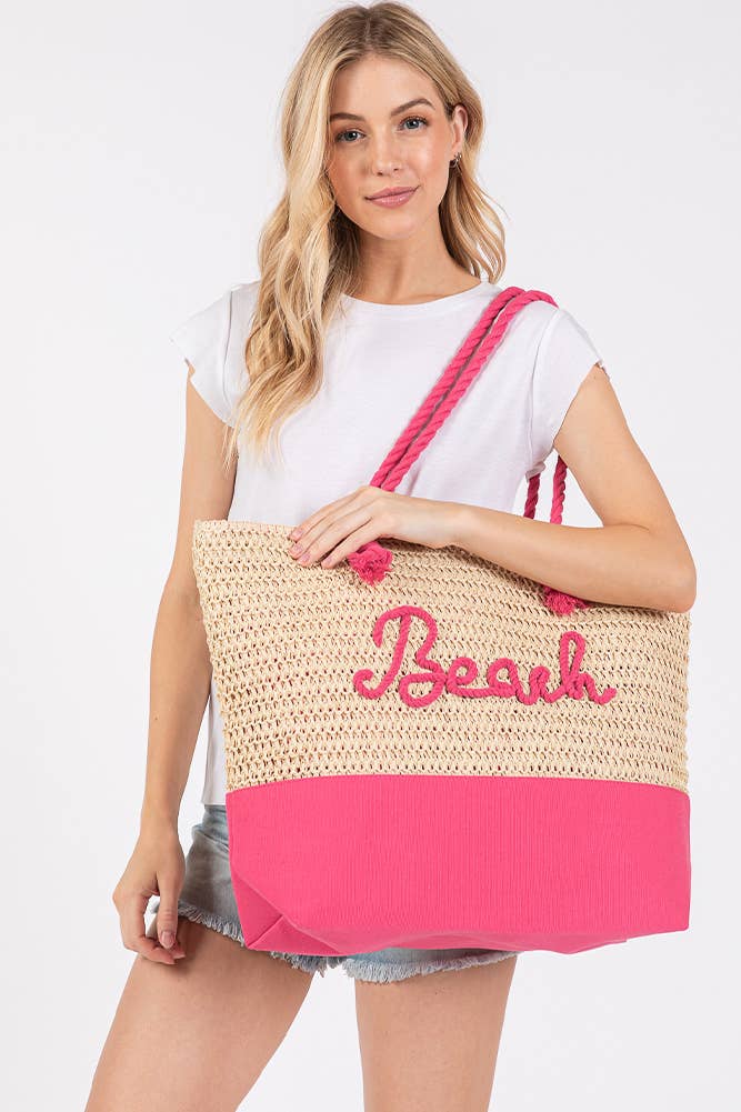 Beach Large Tote Bag