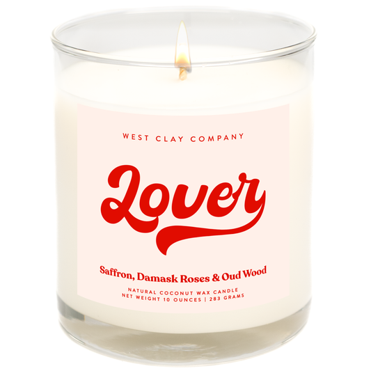 10 oz Saffron, Roses, and Oud scented coconut wax candle