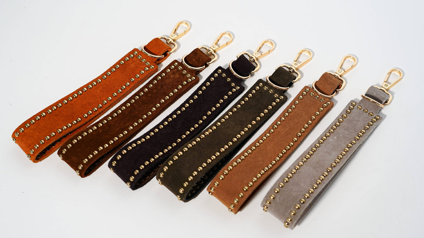 Suede Key Tag