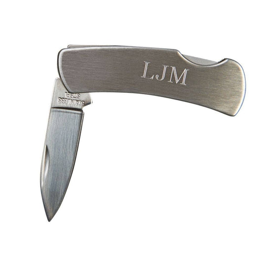 Personalized Stainless Steel Pocket Knife