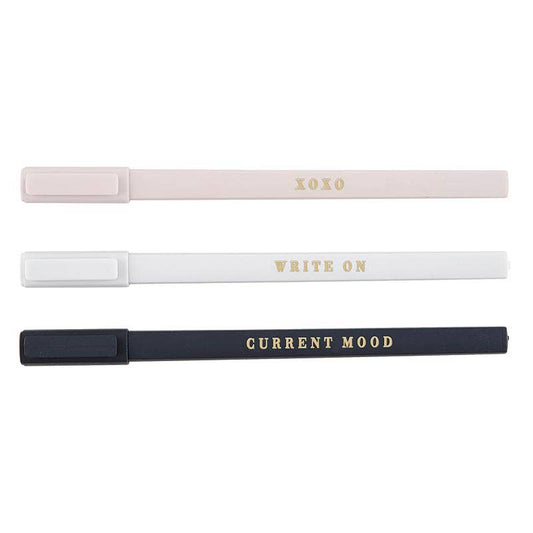 Soft Touch Pen Set - Mood